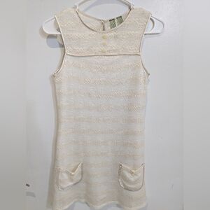 Johnny Martin Crochet Knit Lace Babydoll Dress, 1